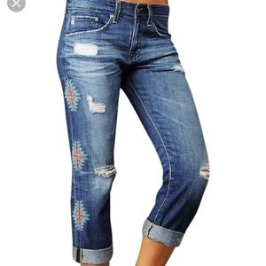 Adriano Goldschmied (AG) Ex- Boyfriend Crop Jeans